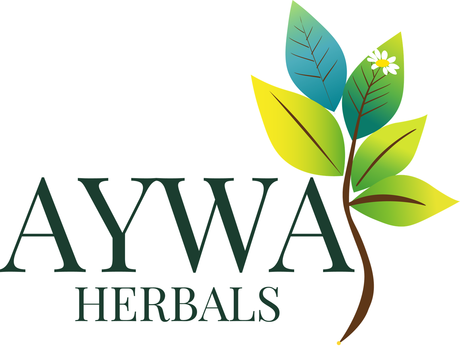 AYWA Herbals Logo Dark